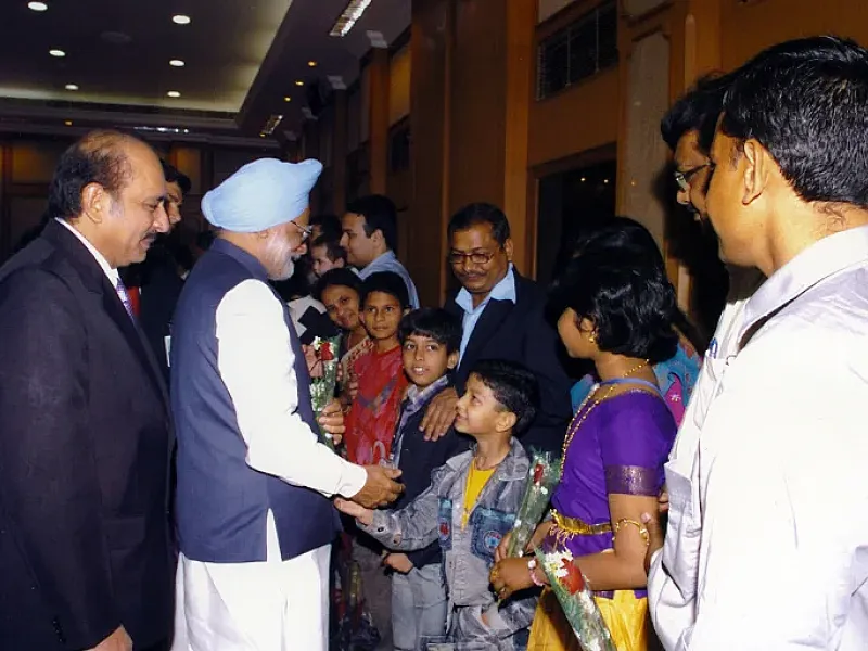 Dr. Hans with Hon'ble Mr. Prime Minister
